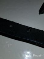 img 1 attached to Durable Mechanic Grain Leather Men's Belt Accessories: Scratch-Free & Stylish review by Austin Cejudo
