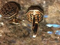 img 1 attached to KINGPiiN Engraving Exclusive Cufflinks Business Men's Accessories review by Patrick Hamman