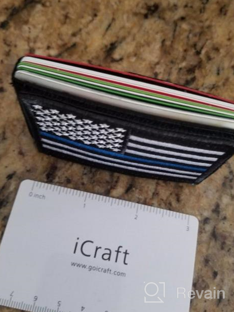 img 1 attached to Premium ICraft 94080W Front Pocket Tactical Wallet: The Ultimate Men's Accessory for Card Storage and Money Organization review by Mark Fleming