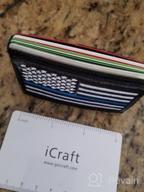 img 1 attached to Premium ICraft 94080W Front Pocket Tactical Wallet: The Ultimate Men's Accessory for Card Storage and Money Organization review by Mark Fleming