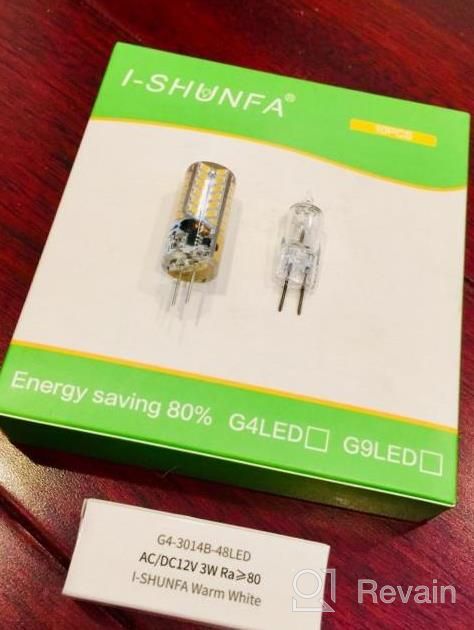 img 1 attached to 10-Pack G4 LED Bulb Bi-Pin Base 2W AC/DC 12V Daylight White 6000K - Equivalent To 20W Halogen, Non-Dimmable T3 Energy Saving Home Landscape Light Lamps review by Erik Wesley