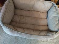 img 1 attached to Experience Ultimate Comfort With PUPPBUDD'S Orthopedic Dog Bed For Large Dogs - Washable, Breathable, And Cozy Rectangle Pet Sofa review by Evan Beougher