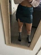 картинка 1 прикреплена к отзыву Chic And Sophisticated: LYANER Women'S Jacquard Zipper Mini Skirt With Side Slit And High Waist от Michael Floyd