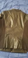 img 1 attached to Womens Faux Leather Moto Jacket: Slim Fit, Short Coat With Zip-Up Design review by Katie Johnson