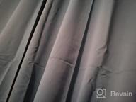 img 1 attached to WONTEX Blackout Curtains: Thermal Insulated Room Darkening Grommet Drapes For Bedroom, 52X84In, Taupe (2 Panels) review by Vangele Carson