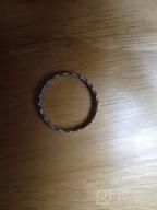 картинка 1 прикреплена к отзыву Серебряное кольцо Silvora в стиле кельтский узел/цепочка кубинского звена - прочное винтажное кольцо-бандо бесконечности для женщин и мужчин - доступно в размерах 4-12. от John Eaton