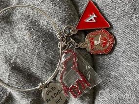 img 5 attached to 🐘 AKTAP Delta Sorority Red Elephant Bracelet: Inspired DST, Oh To Be A Delta Girl Gift