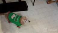 img 1 attached to DroolingDog Pet Dog Christmas T Shirt Funny Costume For Small Dogs, Green, XS review by Mary Deng