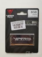 img 1 attached to 💾 Patriot Memory VIPER STEEL 8GB DDR4 2400MHz SODIMM CL15 RAM (PVS48G240C5S) review by Kio Svyjok (levi) ᠌