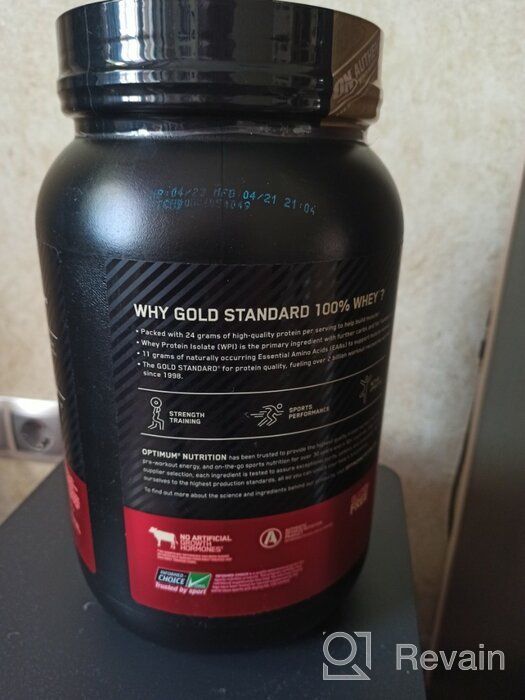 img 3 attached to Optimum Nutrition's Vanilla Ice Cream Gold Standard Whey Protein Powder, 2lb - May Vary in Packaging review by Anastazja Skorek ᠌