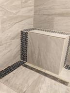 img 1 attached to Stylish And Durable Neodrain Linear Shower Drain With Brickwork Pattern Grate - Perfect For Modern Bathrooms review by Victor Shepherd