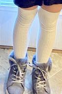 img 1 attached to Girls Knee High Socks Stockings Girls' Clothing review by Shawn Torres