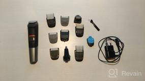 img 5 attached to Philips MG5730/15 Multi-Grooming 💇 Set: 11-in-1 Versatility in Sleek Black