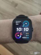 img 1 attached to Amazfit GTS 2e Smartwatch with GPS and Alexa for Men and Women - Fitness Tracker with 90 🕰️ Sports Modes, Heart Rate and Blood Oxygen Monitor, Waterproof - 14 Day Battery Life, Compatible with Android and iPhone (Black) review by Gagaan Pahal ᠌