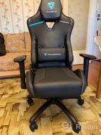 img 2 attached to Computer chair ThunderX3 TC3 gaming chair, upholstery: imitation leather, color: Ember Red review by Barbara Pisarek ᠌