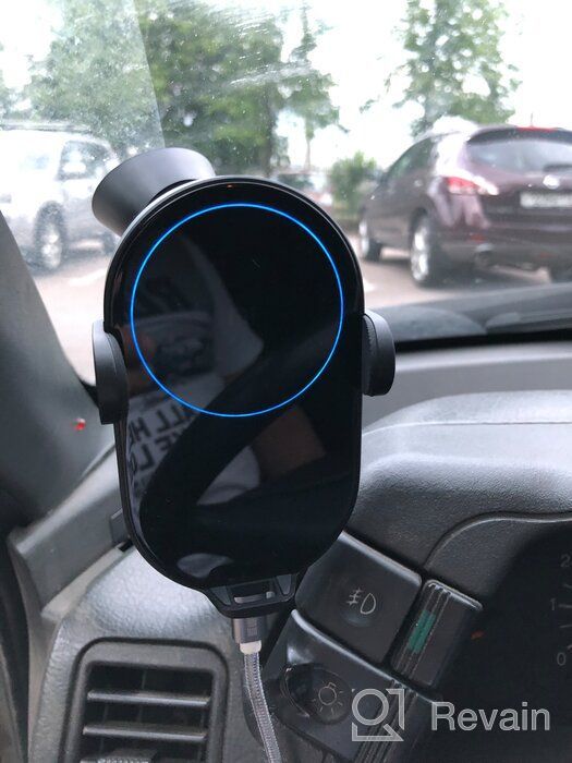 img 1 attached to Xiaomi Wireless Car Charger 20W Black Wireless Charger Holder review by Ahana Sharma ᠌