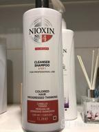img 1 attached to 💆 Nioxin System 4 Cleanser Shampoo for Color Treated Hair with Advanced Thinning, 33.8 oz review by Anastazja Simiska ᠌