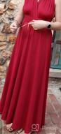 img 1 attached to Women'S Convertible Bridesmaid Maxi Dress Multi-Way Wrap Evening Gown Formal Wedding Party Long Dresses review by Bre Marie