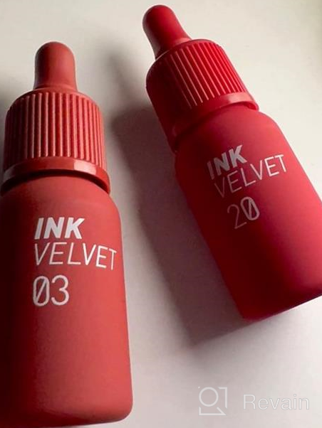 img 1 attached to Peripera Ink The Velvet Lip Tint: High Pigment & Long-Lasting In Red And Nude Shades - Vegan & Gluten-Free review by Pablo Rudon