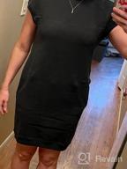 img 1 attached to Women'S Heritage Fleece Cocoon Dress With Pockets By Goodthreads - Short-Sleeve Comfort & Style! review by Chris Crisler