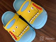 img 1 attached to Piqubidu Kids Boys Girls Cartoon Clogs Sandals | Cute, Lightweight Slip-on Footwear for Toddlers review by Bogdan Swizzle