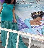img 1 attached to Gorgeous Off Shoulder Mermaid Gown For Maternity Photo Shoot | ZIUMUDY review by Chase Arellano