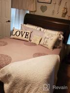 img 1 attached to Queen Size ABREEZE 100% Cotton Beige Quilt Set With 3D Floral Pattern And 2 Pillow Shams review by Josh Hamler