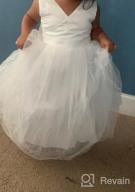 img 1 attached to Stunning NNJXD Sleeveless Princess Pageant Dresses For Little Girls With Elegant Embroidery And Prom Ball Gown Style review by Samantha Adams
