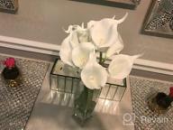 img 1 attached to Luyue Artificial Calla Lily Fake Calla Lilies Flowers 20Pcs For Home Office Kitchen Decor Wedding Floral Decoration(Blue In White) review by Jamie Rios