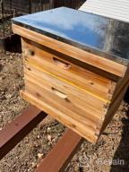 img 1 attached to Complete 8 Frame Beehive Kit With Fully-Coated Beeswax Frames And Foundation Sheet (2-Layer) For Optimal Beekeeping Performance review by Scott Larson