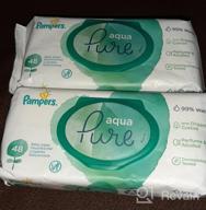 img 1 attached to Pampers Aqua Pure Wipes: Four-Pack for Gentle and Effective Baby Care review by Anastazja Steblianko ᠌