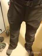 img 1 attached to Stay Warm And Dry On Your Outdoor Adventures With TSLA Men'S Waterproof Cargo Pants review by Keith Montague