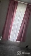 img 1 attached to Anjee Blackout Curtains For Bedroom 63 Inches Length Solid Plain Navy Blue Window Curtains Room Darkening Thermal Insulated Curtain Drapes 2 Panels Rod Pocket Drapery, Navy Blue 38X63 Inches review by Michael Cox