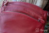 img 1 attached to Lecxci Genuine Leather Cross Body Purses Zipper Wallets Shoulder Bags For Women review by Mike Quade