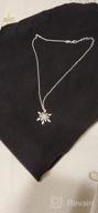 img 1 attached to ELEGANZIA Sterling Silver Snowflake Necklace with Sparkling Cubic Zirconia ❄️ for Women - Ideal Gift for Girlfriend, Mom and Teenage Girls review by Tammy Reeves
