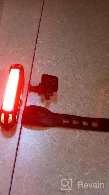 img 1 attached to Stay Safe And Visible Anytime With GPMTER Ultra Bright USB Rechargeable Bike Tail Light - Perfect For Road And Mountain Bikes review by Omar Obong