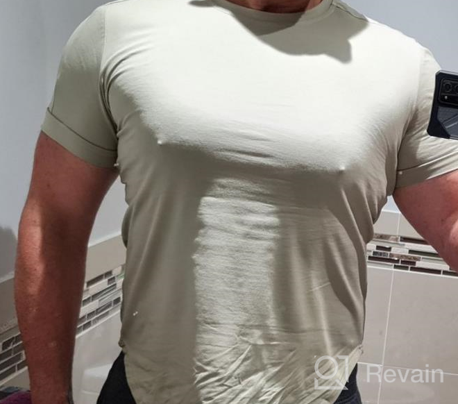 img 1 attached to Stay Cool And Comfy While Working Out: Magiftbox Men'S Lightweight Muscle Tee T24 review by Jason Rodman