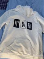 img 1 attached to 👕 UP YO EB Little Boy Round Neck Cotton Long Sleeve Pullover Sweatshirt - Cozy and Stylish Wardrobe Essential review by July Sin