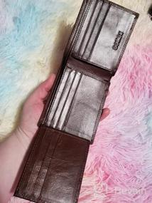 img 8 attached to Genuine Leather Bifold Wallet with RFID Blocking