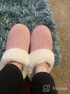 img 1 attached to Cozy And Comfortable: ULTRAIDEAS Women'S Fleece Lined Slippers With Memory Foam review by Jessica Moodley