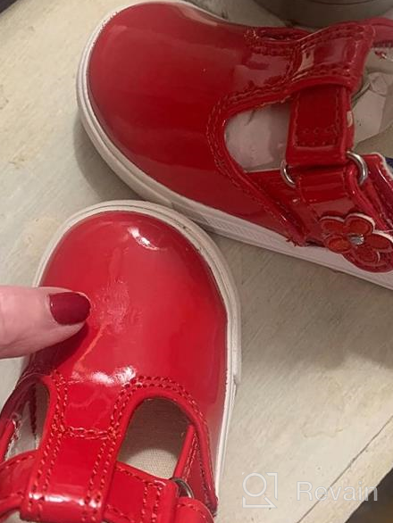 img 1 attached to Stylish Keds Daphne T Strap Sneaker Shoes and Flats for Toddler Girls - Shop Now! review by Michelle Podraza