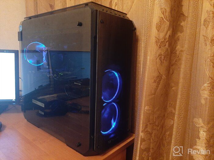 img 1 attached to Thermaltake Tempered Vertical Pre Installed CA 1I7 00F1WN 01 review by Hideo Ebara ᠌