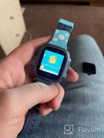 img 6 attached to PALEOHORA Y92 Smart Watches PRO for Kids - Full Touch HD IPS Screen, GPS Tracker, SOS Button, Camera, Flashlight, Own SIM Card (Blue) - iOS/Android Compatible