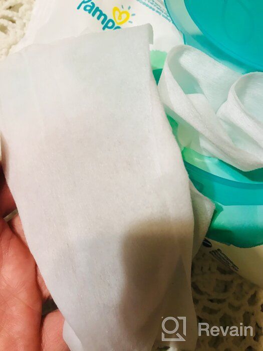 img 2 attached to Pampers Aqua Pure Wipes: Four-Pack for Gentle and Effective Baby Care review by Ada Jankowska ᠌