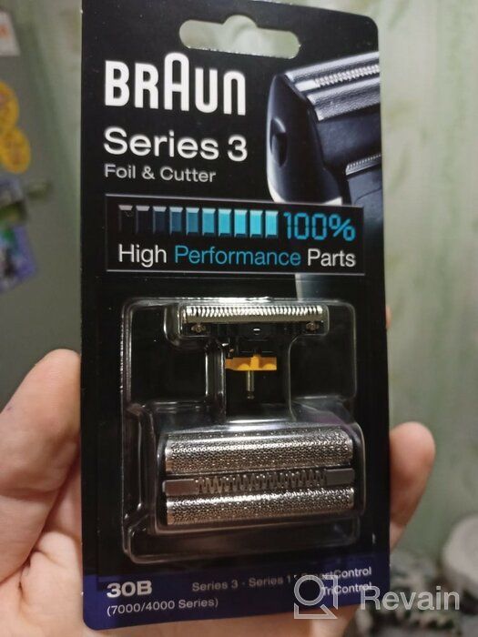 img 1 attached to 🪒 Braun Combi 30B (Series 3) Mesh and Cutting Block: Series 4000 in Black - Enhance Your Shaving Experience! review by Adam Wiedemann ᠌