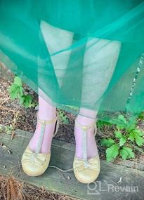 img 6 attached to Nova Utopia Low to Medium Heel Dress Sandal for Toddler Little Girls - Flower Girl Shoes (Sizes 9-4)