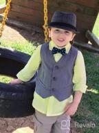 img 1 attached to 🎀 Retreez Classic Polka Microfiber Pre Tied Boys' Accessories and Bow Ties: Style meets convenience review by Frank Garahana