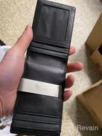 img 1 attached to GULEYRI Bifold Leather Wallet with Advanced Blocking Technology review by Matthew Maggot