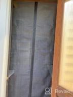 img 1 attached to Heavy Duty Magnetic Screen Door for Doorway and Sliding Door - Fits 38x82 Door Size with Fiberglass Mesh and Strong Magnets - Screen Dimensions: 40x83 Inches review by John Akins