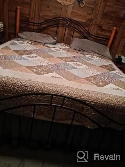 img 1 attached to Twin Size Travan Reversible Quilt Set With 2-Piece Soft Bedspread Coverlet And Sham Oversized Bedding review by Matt Buchanan